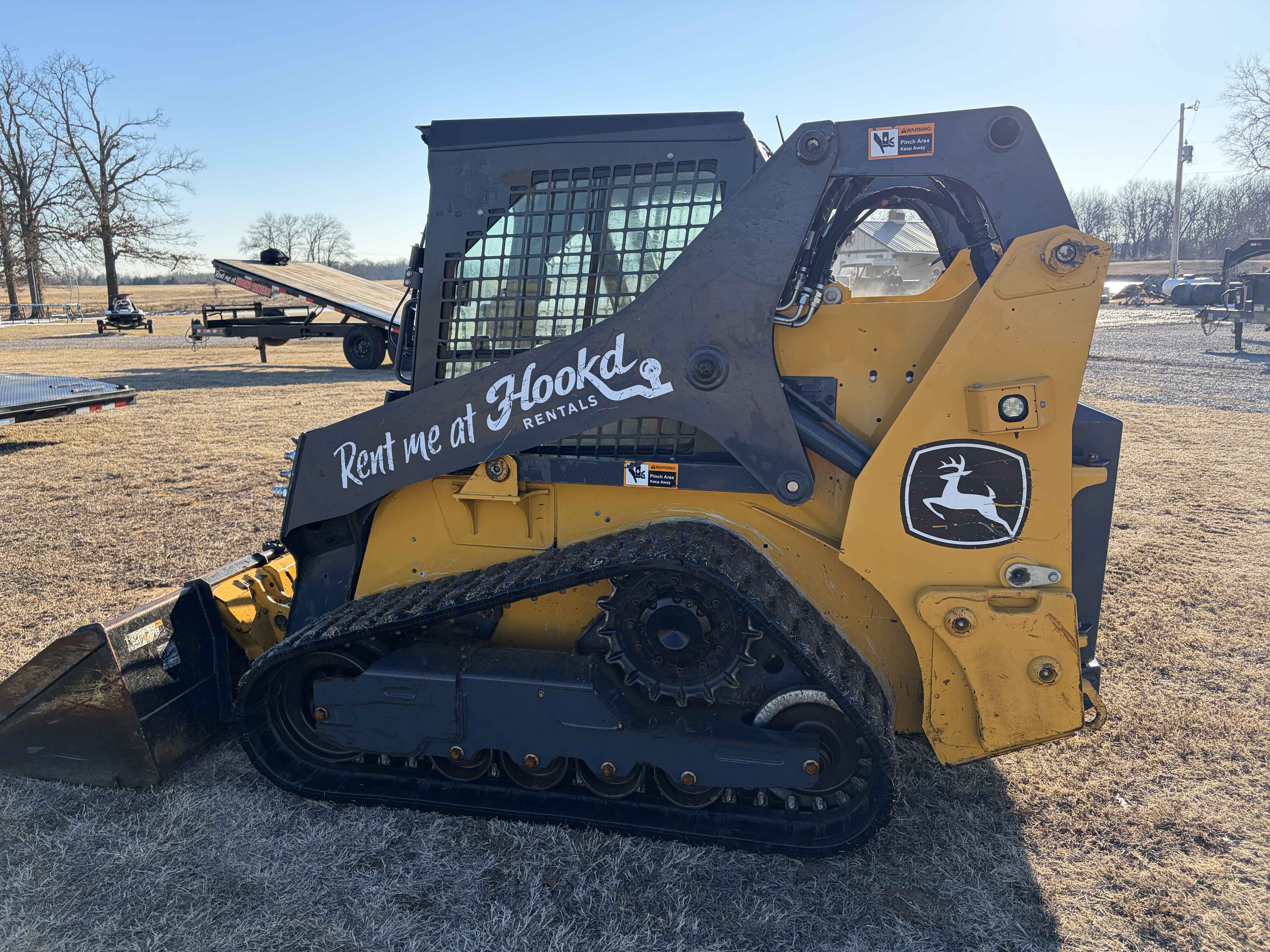 Skid Steer available for rent - Versatile skid steer for landscaping and construction.